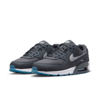 Nike Air Max 90 Sneakers Grijs Zilver Wit Blauw