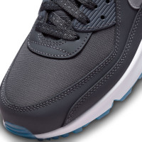 Nike Air Max 90 Sneakers Grijs Zilver Wit Blauw