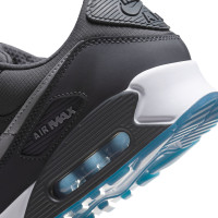 Nike Air Max 90 Sneakers Grijs Zilver Wit Blauw