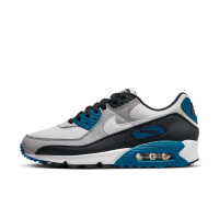 Nike Air Max 90 Sneakers Wit Grijs Blauw Zwart