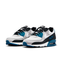 Nike Air Max 90 Sneakers Wit Grijs Blauw Zwart