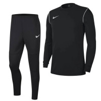 Nike Park 20 Crew Tracksuit Black White