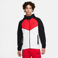 Nike tech fleece rood wit sale