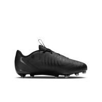 Nike Phantom GX II Academy Black Grass/Artificial Grass Football Shoes (MG) Kids Black Dark Grey
