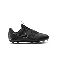 Nike Phantom GX II Academy Black Gras / Kunstgras Voetbalschoenen (MG) Kids Zwart Donkergrijs