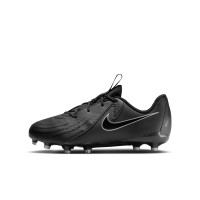 Nike Phantom GX II Academy Black Grass/Artificial Grass Football Shoes (MG) Kids Black Dark Grey