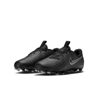 Nike Phantom GX II Academy Black Grass/Artificial Grass Football Shoes (MG) Kids Black Dark Grey