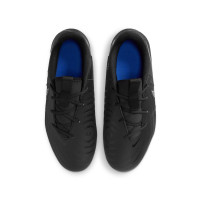 Nike Phantom GX II Academy Black Grass/Artificial Grass Football Shoes (MG) Kids Black Dark Grey