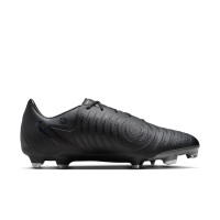 Nike Phantom GX II Academy Black Grass/Artificial Grass Football Shoes (MG) Black Dark Grey