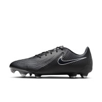 Nike Phantom GX II Academy Black Gras / Kunstgras Voetbalschoenen (MG) Zwart Donkergrijs