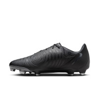 Nike Phantom GX II Academy Black Grass/Artificial Grass Football Shoes (MG) Black Dark Grey