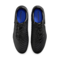 Nike Phantom GX II Academy Black Grass/Artificial Grass Football Shoes (MG) Black Dark Grey