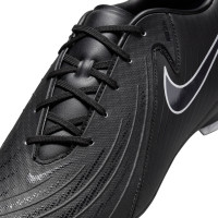 Nike Phantom GX II Academy Black Grass/Artificial Grass Football Shoes (MG) Black Dark Grey