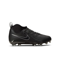 Nike Phantom Luna II Shadow Academy Gras / Kunstgras Voetbalschoenen (MG) Kids Zwart Donkergrijs