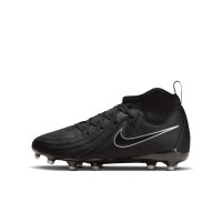 Nike Phantom Luna II Shadow Academy Gras / Kunstgras Voetbalschoenen (MG) Kids Zwart Donkergrijs