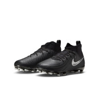 Nike Phantom Luna II Shadow Academy Gras / Kunstgras Voetbalschoenen (MG) Kids Zwart Donkergrijs