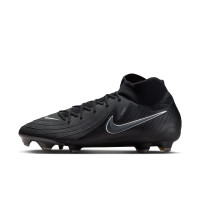 Nike Phantom Luna II Pro Black Gras Voetbalschoenen (FG) Zwart Donkergrijs