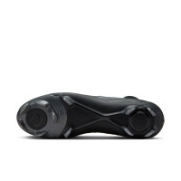 Nike Phantom Luna II Pro Black Gras Voetbalschoenen (FG) Zwart Donkergrijs