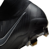 Nike Phantom Luna II Pro Black Gras Voetbalschoenen (FG) Zwart Donkergrijs