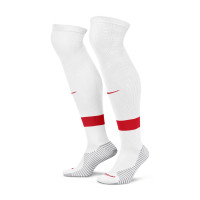 Nike Strike Football Socks White Red