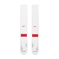 Nike Strike Football Socks White Red