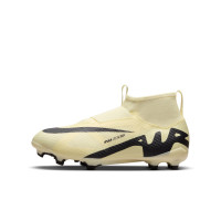 Nike Zoom Mercurial Superfly 9 Pro Gras Football Shoes (FG) Kids Yellow Black