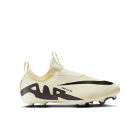 Nike Zoom Mercurial Vapor 15 Academy Veterloze Gras / Kunstgras Voetbalschoenen (MG) Kids Geel Zwart