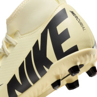 Nike Mercurial Superfly 9 Club Grass/Artificial Grass Football Shoes (MG) Kids Yellow Black