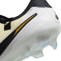 Nike Tiempo Legend 10 Elite Gras Football Shoes (FG) Yellow White Black Gold