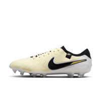 Nike Tiempo Legend 10 Elite Gras Voetbalschoenen (FG) Geel Wit Zwart Goud