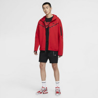 Nike Vest Tech Fleece Red Black Black