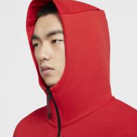 Nike Tracksuit Tech Fleece Red Black Black