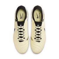 Nike Tiempo Legend 10 Pro Gras Voetbalschoenen (FG) Geel Wit Zwart Goud