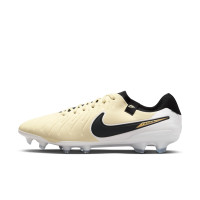 Nike Tiempo Legend 10 Pro Gras Football Shoes (FG) Yellow White Black Gold