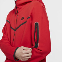 Nike Trainingspak Tech Fleece Rood Zwart Zwart