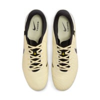 Nike Tiempo Legend 10 Academy Grass/Artificial Grass Football Shoes (MG) Yellow White Black Gold