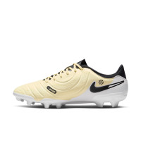 Nike Tiempo Legend 10 Academy Grass/Artificial Grass Football Shoes (MG) Yellow White Black Gold