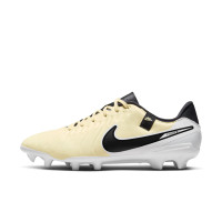 Nike Tiempo Legend 10 Academy Grass/Artificial Grass Football Shoes (MG) Yellow White Black Gold