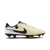 Nike Tiempo Legend 10 Academy Iron Nop Football Shoes (SG) Anti-Clog Yellow White Black