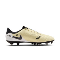 Nike Tiempo Legend 10 Academy Iron Nop Football Shoes (SG) Anti-Clog Yellow White Black