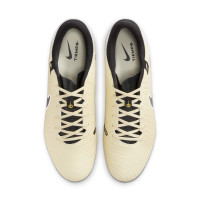 Nike Tiempo Legend 10 Academy IJzeren-Nop Voetbalschoenen (SG) Anti-Clog Geel Wit Zwart