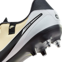 Nike Tiempo Legend 10 Academy Iron Nop Football Shoes (SG) Anti-Clog Yellow White Black