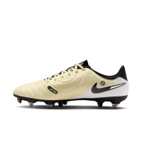 Nike Tiempo Legend 10 Academy Iron Nop Football Shoes (SG) Anti-Clog Yellow White Black