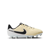 Nike Tiempo Legend 10 Academy Grass/Artificial Grass Football Shoes (MG) Kids Yellow White Black Gold