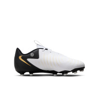 Nike Phantom GX II Academy Mad Ready Gras / Kunstgras Voetbalschoenen (MG) Kids Zwart Gebroken Wit Goud