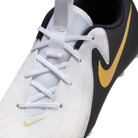 Nike Phantom GX II Academy Mad Ready Gras / Kunstgras Voetbalschoenen (MG) Kids Zwart Gebroken Wit Goud