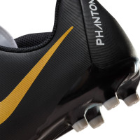 Nike Phantom GX II Academy Mad Ready Gras / Kunstgras Voetbalschoenen (MG) Kids Zwart Gebroken Wit Goud