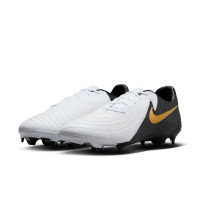 Nike Phantom GX II Academy Mad Ready Gras / Kunstgras Voetbalschoenen (MG) Zwart Gebroken Wit Goud