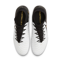 Nike Phantom Luna II Academy Grass/Artificial Grass Football Shoes (MG) Black Off White Gold