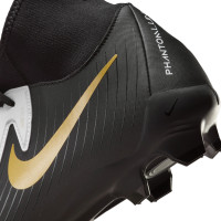 Nike Phantom Luna II Academy Grass/Artificial Grass Football Shoes (MG) Black Off White Gold